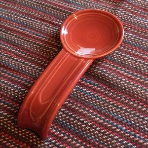 Paprika Fiestaware (Fiesta Ware) Spoon Rest EUC